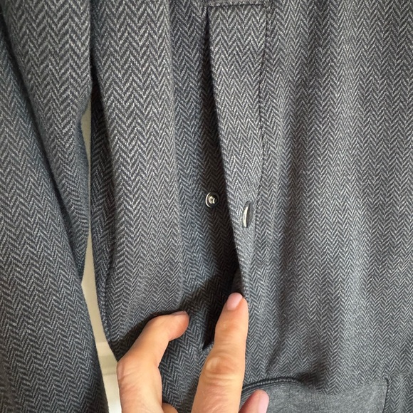 Hart Schaffner Marx Full Zip Bomber Jacket Herringbone Tweed‎ Gray Men’s Size M - Picture 7 of 11